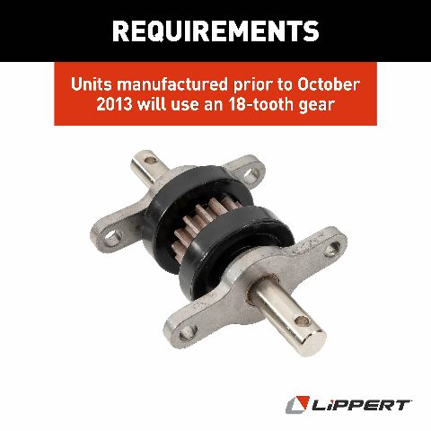 Lippert 281331 Slide-Out Gear Pack 2" x 2"