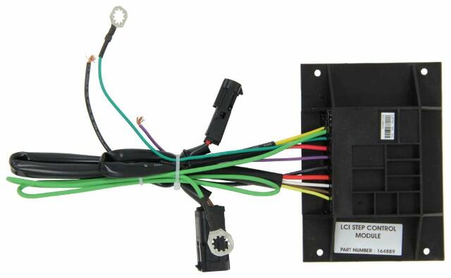 Lippert Replacement Electric Step Control Module/Brain Compatible with RV Coach Steps Sliding Operation, Wiring Harness, Computer Board - 301702