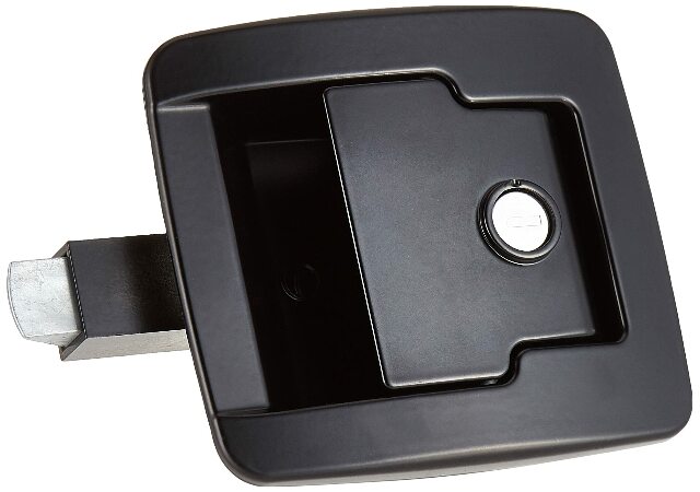 Lippert Standard RV Baggage Door Latch Kit Compatible with 5th Wheel RVs, Travel Trailers and Motorhomes, Lockable Security, Includes Handle, Edge Cover, Strike Catch, Keys, Hardware - 317649