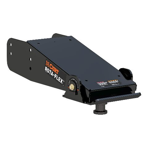 Lippert Components Curt 328330 18K Rota-Flex Rubberized Fifth Wheel Pin Box