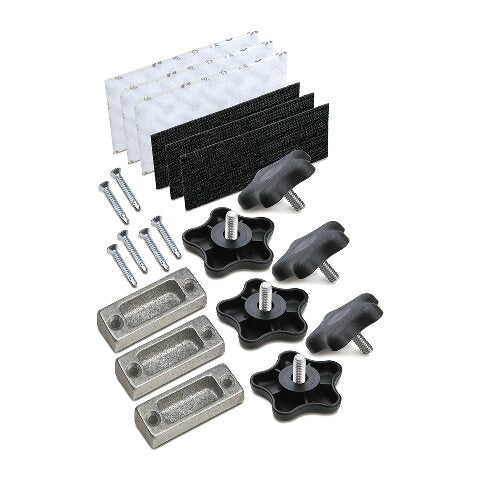 Lippert Components Solera Awnbrella Awning Fabric Support Kit with Rust-Resistant Aluminum Bows to Prevent Sagging on 5th Wheel RVs, Travel Trailers and Motorhomes - 362237