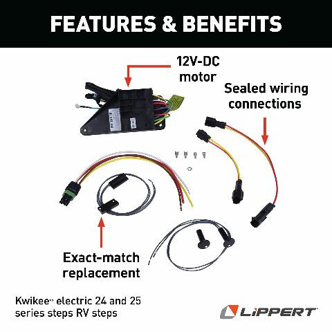 Kwikee 1510000158 Replacement High Current Step Control 24 and 25 Series Steps