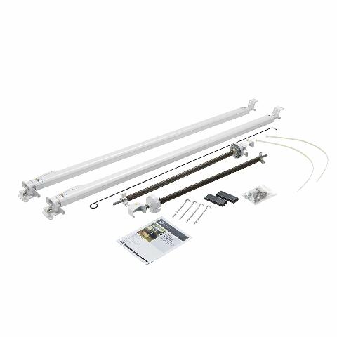 Solera 68"-81" Standard White Classic Universal RV Awning Arms and Hardware Kit, Compatible with Dometic and Carefree Awnings - 434718