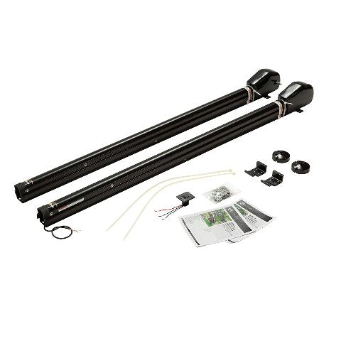 Solera Standard 12V Universal Awning Hardware Kit Compatible with 5th Wheel RVs, Travel Trailers and Motorhomes, Black