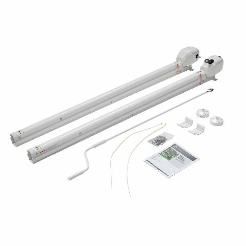 Solera Hybrid Universal RV Awning Arms & Hardware Kit - 69" White
