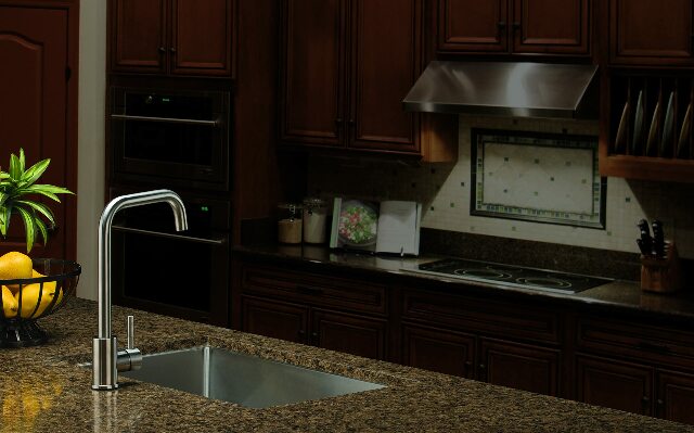 Lippert Components Flow Max Square Gooseneck Kitchen Faucet Compatible with RVs and Residential