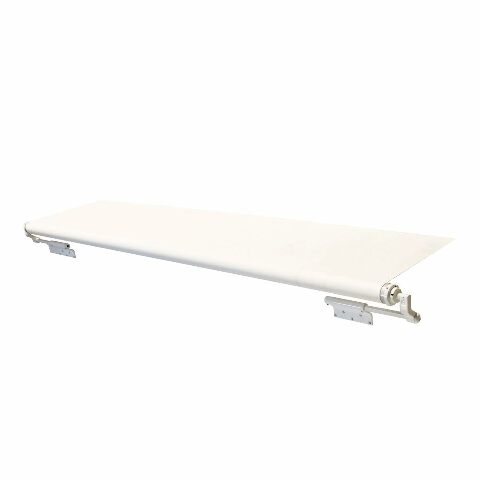 Solera® 5000 Series Slide Topper Awning, White - 7' (6'7" Fabric) – Heavy-Duty, Durable Slide-Out Protection – Made from Cold-Crack-Tested 13.5 oz. Vinyl with Leak-Proof, Welded Seams – V000163285
