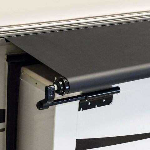 Solera 5000 Series Slide Topper Awning, Black - 6' (5'7" Fabric)