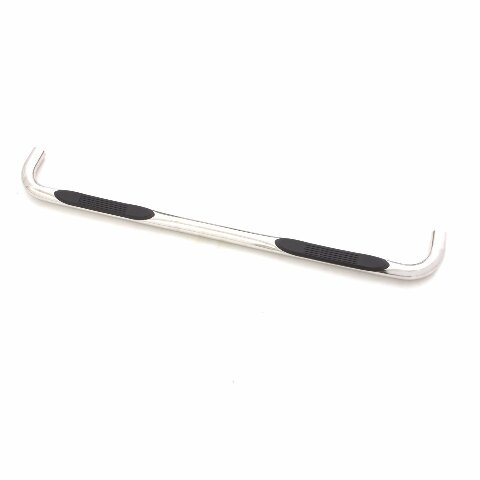 Lund 22677379 Polished Stainless Steel 3" Round Bent Nerf Bars Compatible with Silverado/Sierra 1500,  Silverado/Sierra 2500, 2001-2006 Silverado/Sierra 3500, 2001-2014 Silverado/Sierra 2500HD, 2007-2014 Silverado/Sierra 3500HD Extended Cab 1999-2004