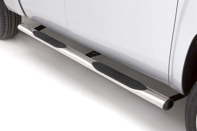 RealTruck Lund 23577097 Polished Stainless Steel 4" Oval Straight Nerf Bars Compatible with Acadia,  Acadia Limited, 2009-2016 Traverse, 2008-2017 Enclave, 2007-2010 Outlook 2017-2018