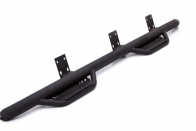 Lund 34641142 Black Steel Terrain HX Step Nerf Bars Compatible with Silverado/Sierra 1500, 2500HD, 3500HD Extended Cab, Diesel 2011-2014