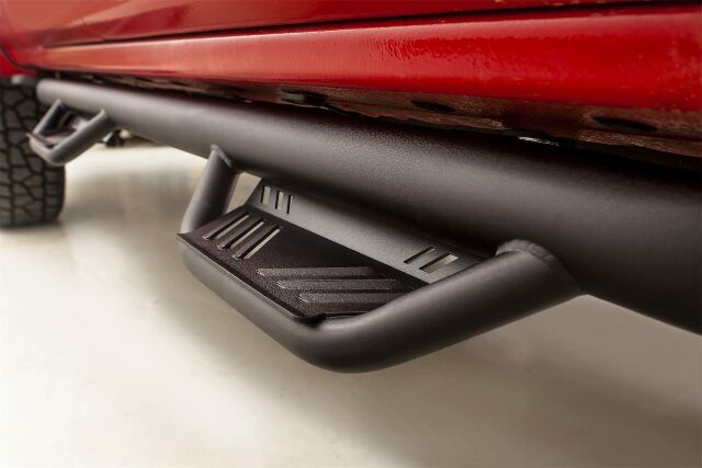 RealTruck Lund 34641358 Black Steel Terrain HX Step Nerf Bars Compatible with .5 Dodge Ram 1500,  Ram 2500/3500 Crew Cab 2010-2018