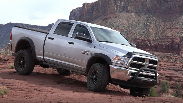 Lund 47121204 Black Bull Bar with Integrated 20" LED Light Bar Compatible with Dodge Ram 1500 (Excludes Rebel) 2009-2018
