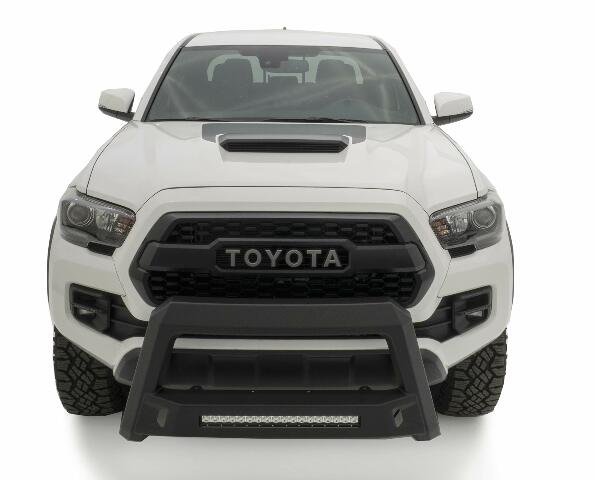 Lund 86521213 Revolution Bull Bar with Integrated LED Light Bar, Black Steel Compatible with Toyota Tacoma 2016-2019