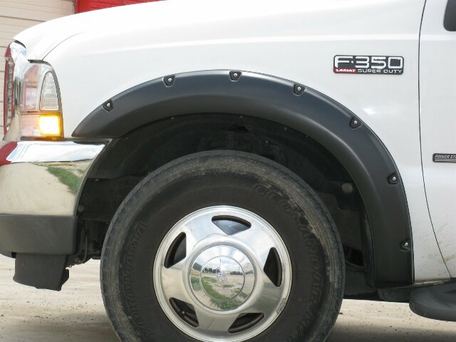 Lund RX311S Elite Series Black Rivet Style Standard Front and Rear Fender Flare - 4 Piece