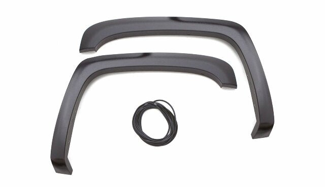 Lund SX310S Elite Series Black Sport Style Standard Front and Rear Fender Flare - 4 Piece