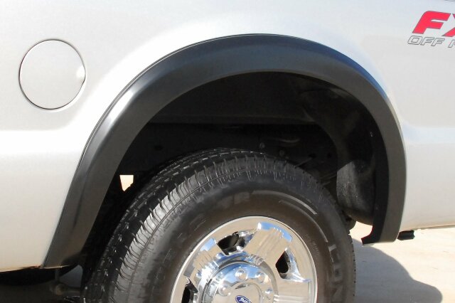 Lund SX312T Elite Series Black Sport Style Textured Front and Rear Fender Flare - 4 Piece