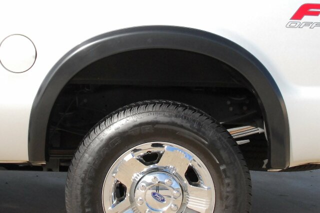 Lund SX312T Elite Series Black Sport Style Textured Front and Rear Fender Flare - 4 Piece