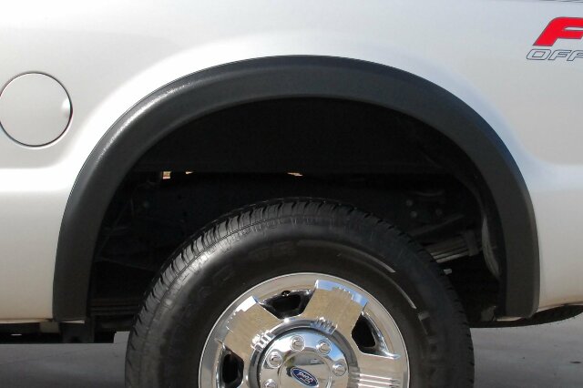 Lund SX313T Elite Series Black Sport Style Textured Front and Rear Fender Flare - 4 Piece