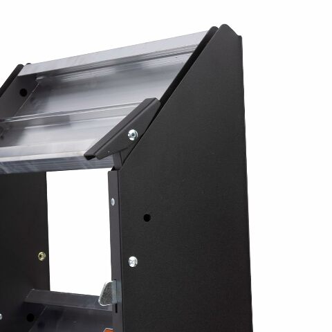 MORryde STP-212 StepAbove Fold-Up RV Entry Step - 4-Step (8" Step Rise), Compatible with 26 to 28"" Door Width