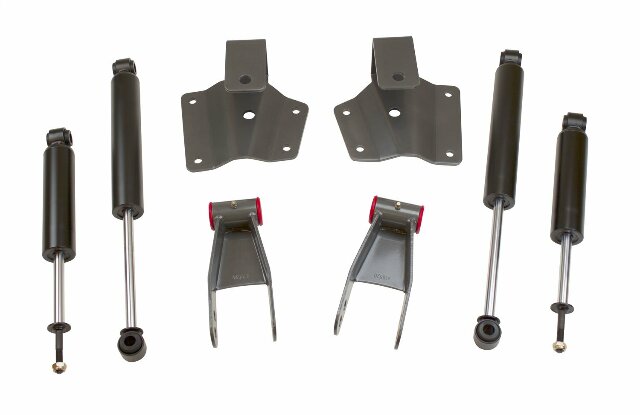 MaxTrac 200941 Lowering Kit Box 4 in. Rear Drop Kit Incl. Rear Hangers Rear Shackles Front/Rear Maxtrac Shocks Lowering Kit Box