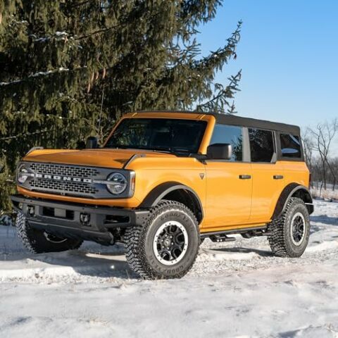 RealTruck RKR Step System Compatible with RAM | Cab Length, Tubular Steel, Textured Black | D204RKRCCS4 | Compatible with RAM 2500/3500 (New Body Style) Crew Cab, SRW/DRW Gas/Diesel 2019-2024