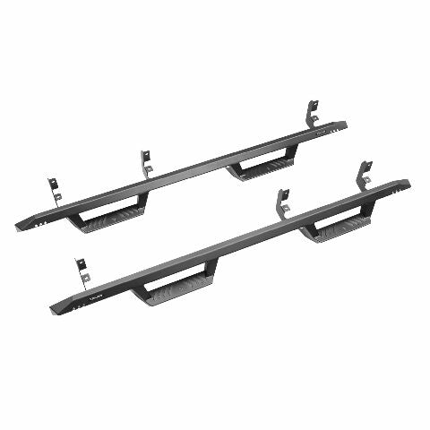 RealTruck EpYx Steps Compatible with Toyota Tacoma | Cab Length, Steel, Textured Black | EXT05CC-TX | Compatible with Toyota Tacoma Double Cab, SRW Gas 2005-2022