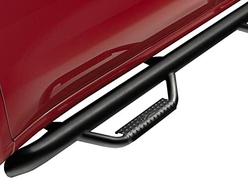 N-Fab F1777QC-TX Cab Length Nerf Step Bar Textured Black Special Order 3 in. Tube 2 Steps Per Side Sold As Pair Cab Length Nerf Step Bar