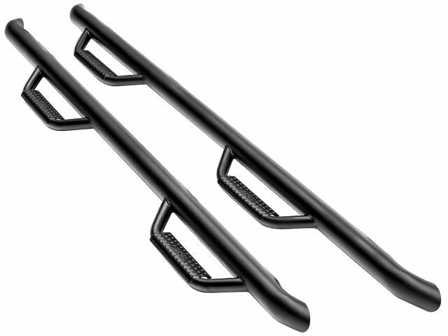 RealTruck Nerf Steps Compatible with Ford F-250/F-350 | Cab Length, Heavy Duty Steel, Textured Black | F1785CC-TX | Compatible with Ford F-250/F-350 Super Duty Crew Cab, SRW/DRW Gas/Diesel. 2017-2024