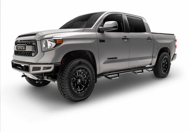 RealTruck Nerf Steps Compatible with Ford F-250/F-350 | Wheel-to-Wheel w/ Bed Access, Heavy Duty Steel, Gloss Back | F99100QC-6 | Compatible with Ford F-250/F-350 SuperCab 8' Long Bed, SRW/DRW Gas/Diesel. 1999-2016