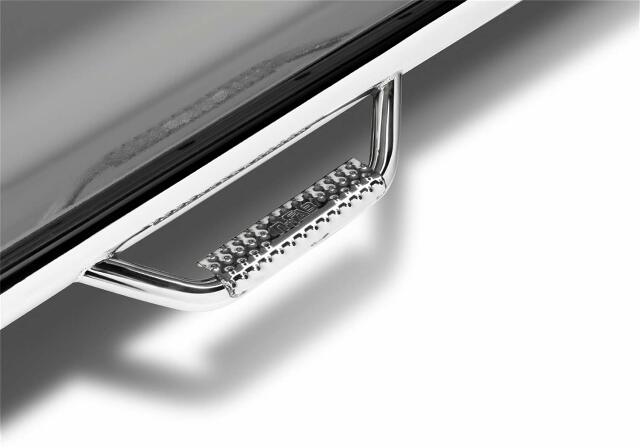 N-FAB J0764-SS Polished Stainless Steel Nerf Steps; Wheel 2 Wheel Jeep Wrangler JK 4 Door all 07-18