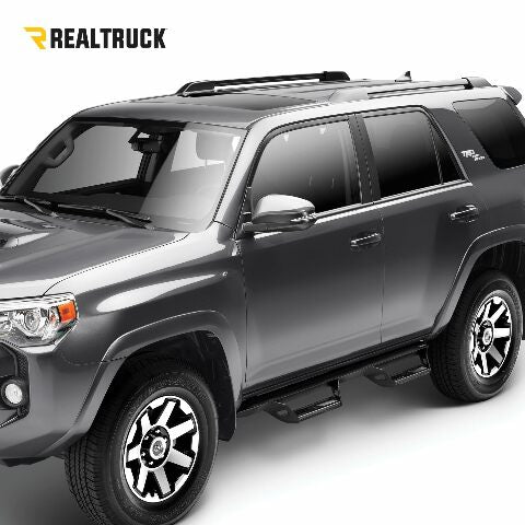 RealTruck Predator Pro Steps Compatible with Toyota 4Runner | Cab Length, Rust-Proof Aluminum, Textured Black | PRT1458R-TX | Compatible with Toyota 4Runner (Does not Compatible with  Limited & 2010-2013 SR5 Models) 2010-2019