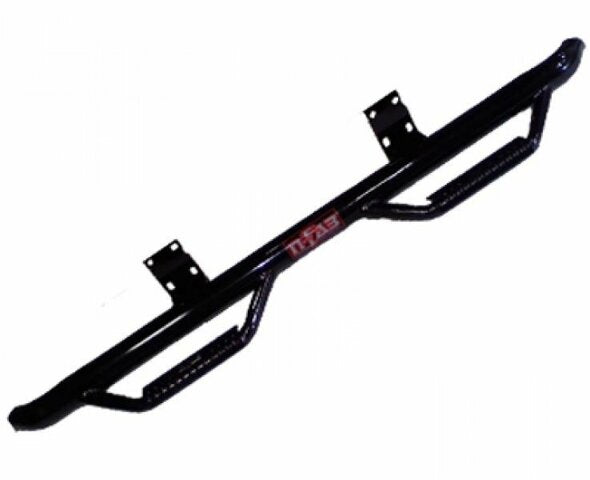 RealTruck Nerf Steps Compatible with Toyota Tacoma | Cab Length, Heavy Duty Steel, Textured Black | T0678CC-TX | Compatible with Toyota Tacoma Double Cab, SRW Gas. 2005-2015