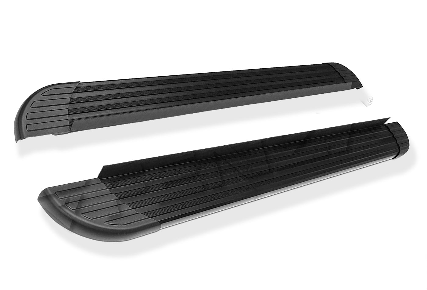 FENZA Running Boards / Side Steps All Black For 2016-2024 Nissan NP-300 Frontier