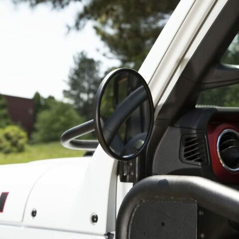 Rugged Ridge Trail Mirrors Compatible with Jeep Wrangler/Gladiator | Round, Pair | 11025.25 | Compatible with Jeep Wrangler JL;  Jeep Gladiator JT 2020-2025