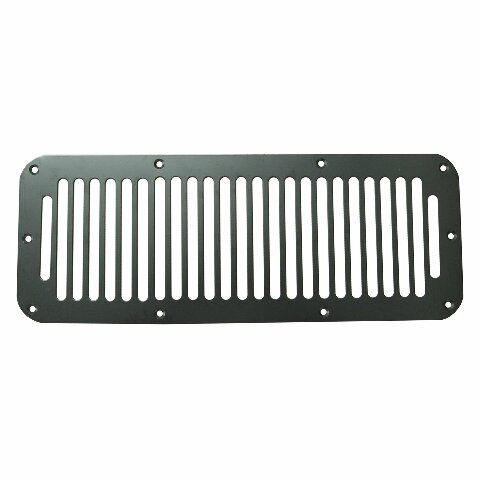 Rugged Ridge 11206.01 Cowl Vent Cover, Black; 76-95 Jeep CJ/Wrangler YJ