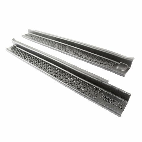 Rugged Ridge All-Terrain Entry Guards Compatible with Jeep Wrangler JKU | 4-Piece Set, No Drill | Black Thermoplastic | 11216.21 | Compatible with Jeep Wrangler JKU 4-Door 2007-2018