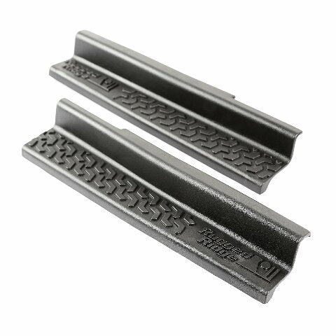 Rugged Ridge All-Terrain Entry Guards Compatible with Jeep Wrangler JKU | 4-Piece Set, No Drill | Black Thermoplastic | 11216.21 | Compatible with Jeep Wrangler JKU 4-Door 2007-2018