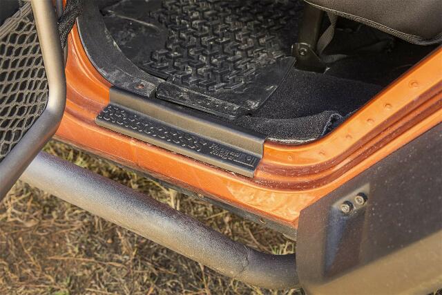 Rugged Ridge All-Terrain Entry Guards Compatible with Jeep Wrangler JKU | 4-Piece Set, No Drill | Black Thermoplastic | 11216.21 | Compatible with Jeep Wrangler JKU 4-Door 2007-2018