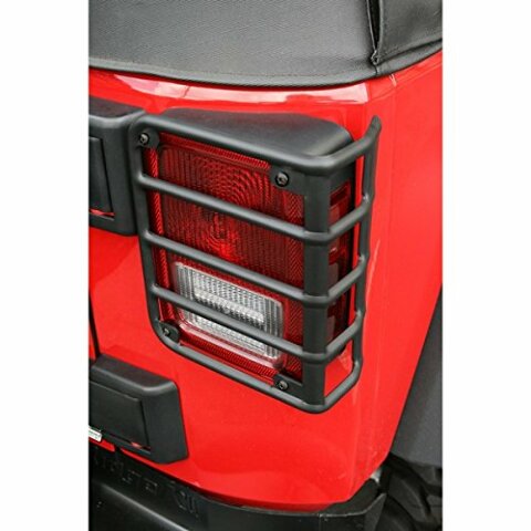Rugged Ridge | Euro Guard Kit, Tail Light, Black | 11226.01 | Compatible with Jeep CJ & Wrangler 1976-2006
