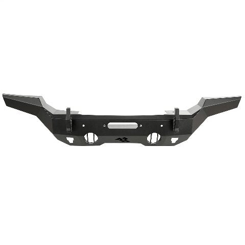 Rugged Ridge HD Bumper, Front Compatible with Jeep Wrangler/Gladiator | Full-Width, Steel, Black | 11540.31 | Compatible with Jeep Wrangler JK/JL;  Jeep Gladiator JT 2020-2025