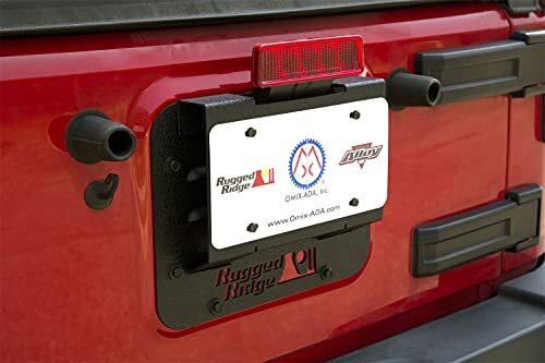 Rugged Ridge 11586.11 Tire Carrier Delete Plate Kit: 07-18 Jeep Wrangler JK