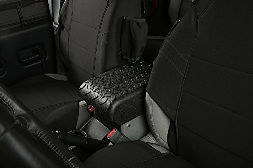 Rugged Ridge | Center Console Cover, Black | 13107.40 | Compatible with Jeep Wrangler JK 2007-2010