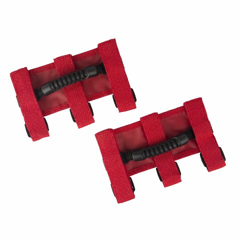 Rugged Ridge 13505.03 Ultimate Grab Handle Kit, Red; 55-Current Jeep CJ/Wrangler / 20-Current Gladiator