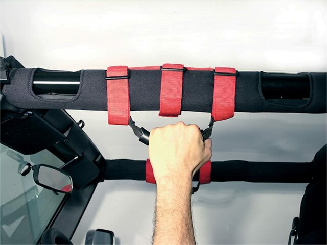 Rugged Ridge 13505.03 Ultimate Grab Handle Kit, Red; 55-Current Jeep CJ/Wrangler / 20-Current Gladiator
