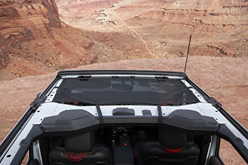 Rugged Ridge 13579.72 Eclipse Sun Shade, Front, Black; 18-Current Wrangler (4Dr) / 2121 Gladiator