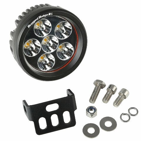 Rugged Ridge | Light Kit, 3.5 Inch, Round, 18 Watt, 1040 Lumens | 15209.01
