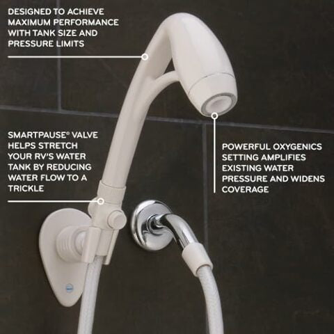 Oxygenics 26788 BodySpa RV Handheld Shower - White