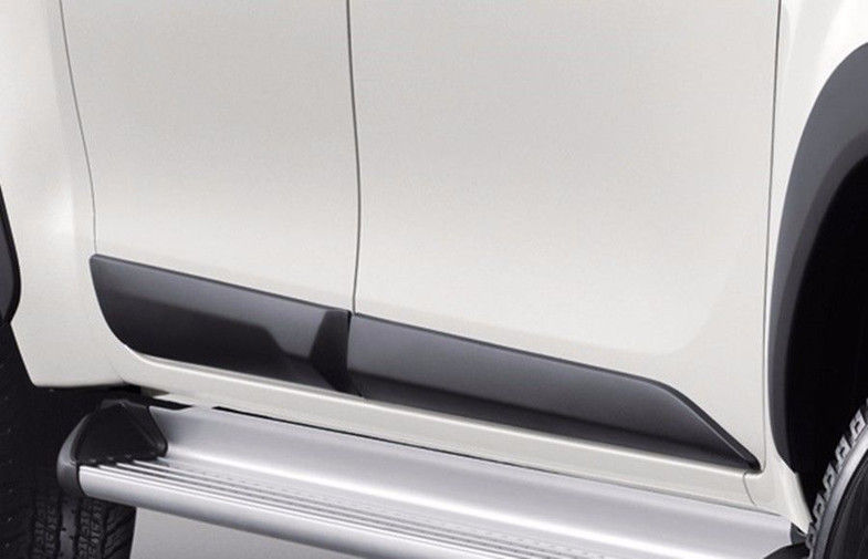 Side Door Molding Trims Black Matte Fits 2016-2023 Toyota Hilux