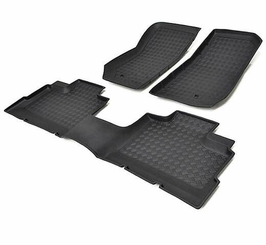 PARAMOUNT 3PCS Front and Rear Floor Liners 59-1125 2007-2013 Jeep Wrangler JK
